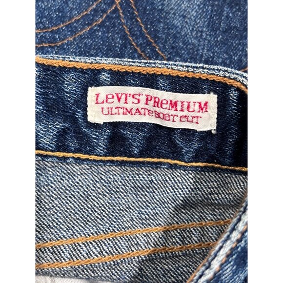 Levis Premium Womens Ultimate Boot Cut Jeans 32M Denim USA - Picture 4 of 12